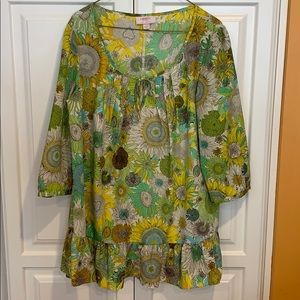 Sunflower Patterned Blouse